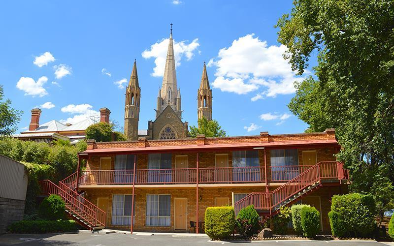 Cathedral Motor Inn Bendigo Exterior foto